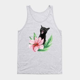 The Yawning cat Tank Top